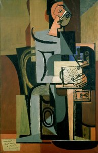 信，1931年 作者 路易·马可西西斯（Louis Marcoussis）